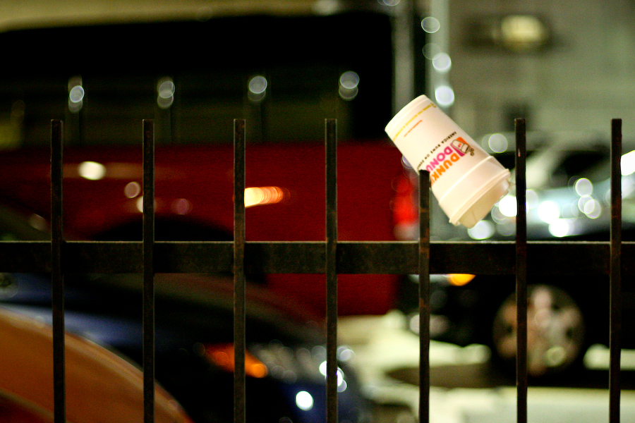 coffee cup along wabash
